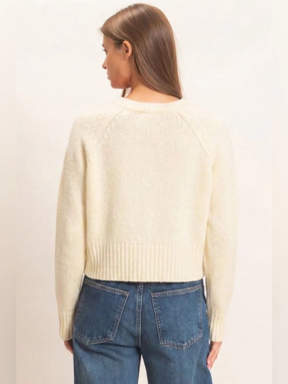 Ivory color cardigan